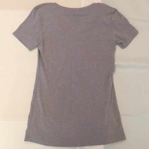 🌺 M FIFTH SUN USA WOMENS PATRIOTIC GREY TEE - Picture 3 of 3
